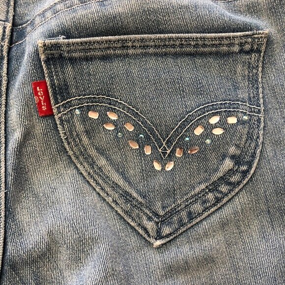 Levi's Lady Style Light Wash Denim Jeans 27 - Picture 4 of 10